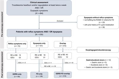 Overlap of Gastroesophageal Reflux Disease and Functional Dyspepsia and Yield of Esophagogastroduodenoscopy in Patients Clinically Fulfilling the Rome IV Criteria for Functional Dyspepsia
